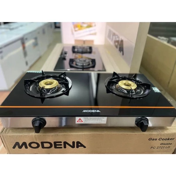 Modena Kompor Gas PC 2721 LD | GIUSTO - PC2721LD Cooker Brass Burner