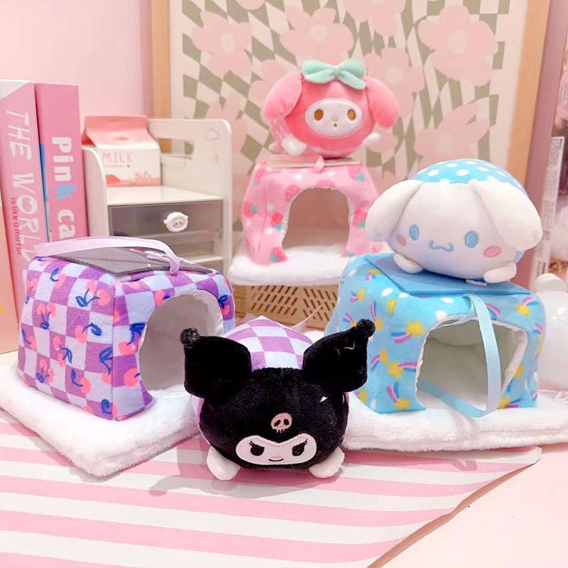 MAINAN BONEKA SANRIO MELODY KUROMI CINNAMOROLL KEROPPI HELLO KITTY HANGYODON RUMAH IMPOR LUCU