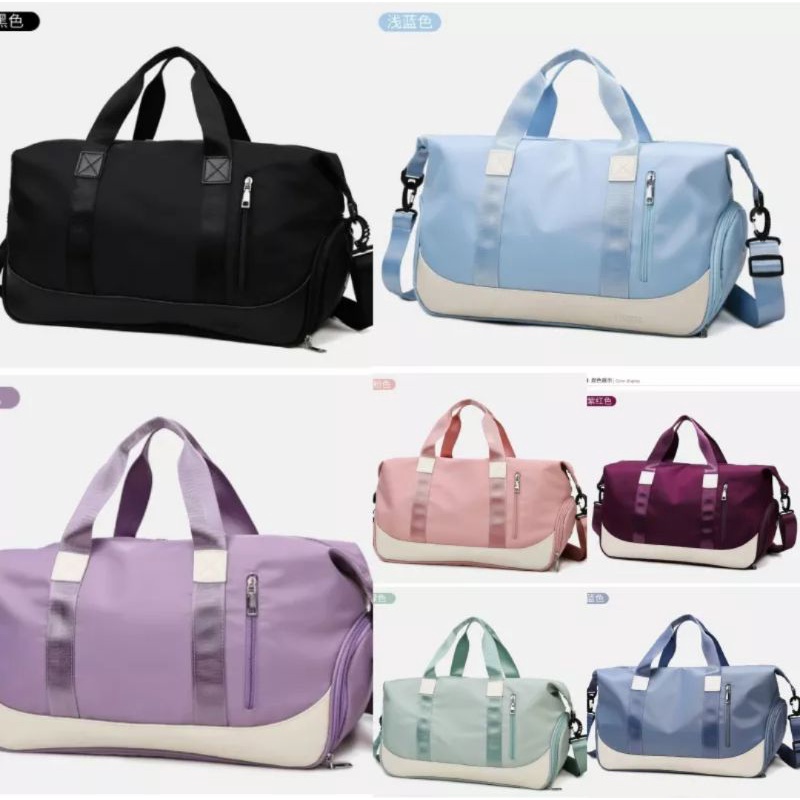 OROCHIMARU SHOP {{BISA COD}} TRAVEL BAGS TRAVELING OLAHRAGA GYM DUFFEL WANITA PEREMPUAN WATERPROOF