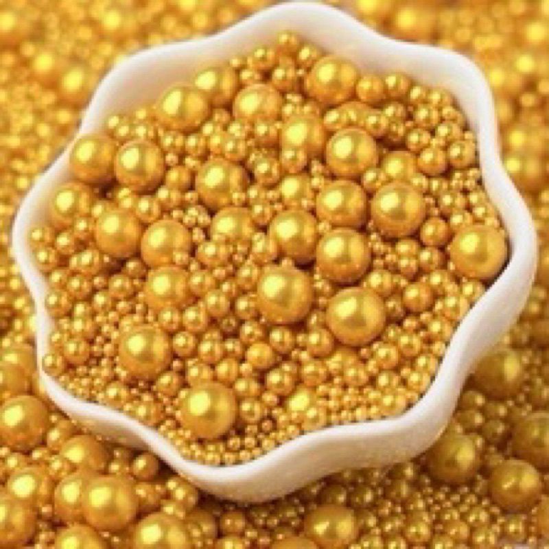 

spikel/Sprinkle mix gold 10gr (BISA DIMAKAN)