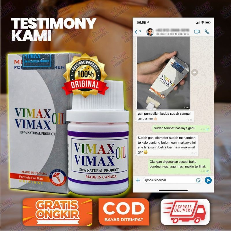 (COD) VIMAX Oil-ORIGINAL 100% BESAR