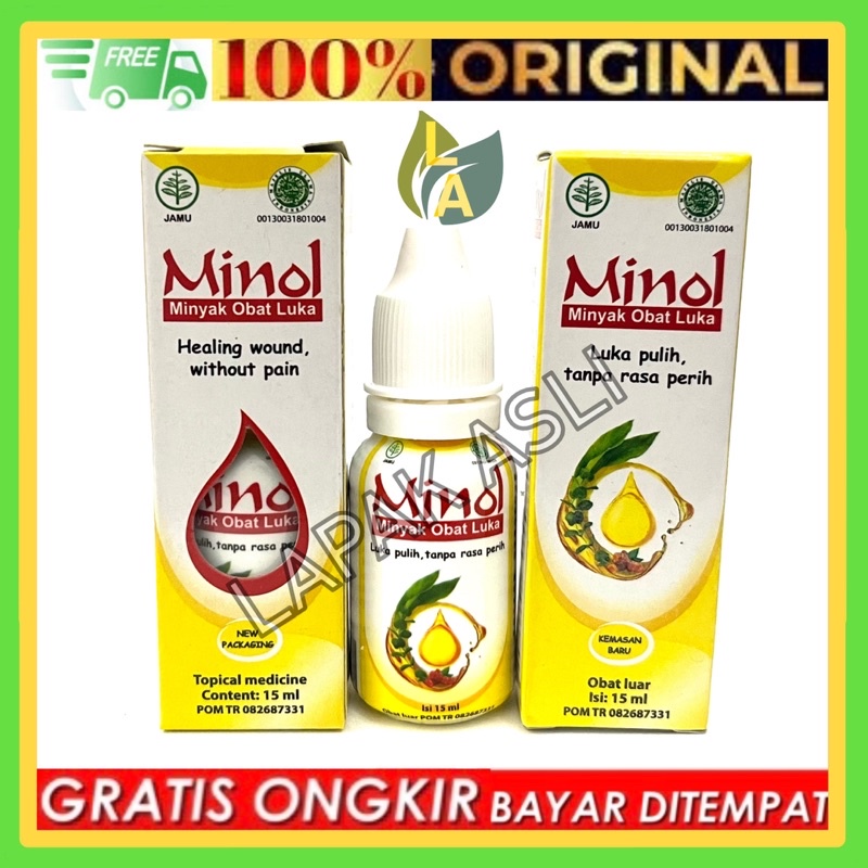 Minol 15ml Obat Luka Herbal