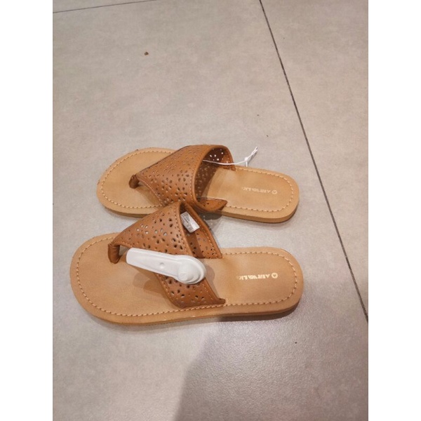 sandal jepit kids airwalk cognag by payless