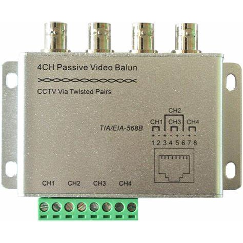 VIDEO BALUN CCTV 4CH PASSIVE AHD/TVI/CVI/CVBS Up to 5MP EIA-568B buat cctv