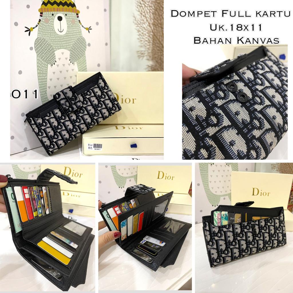 Dompet panjang full kartu wanita branded