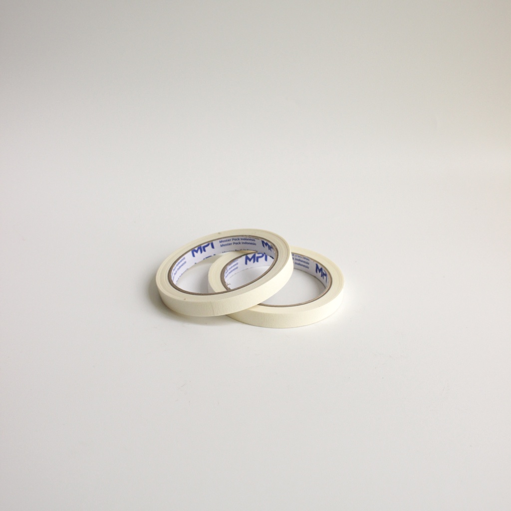 Masking Tape 12mm x 21 meter MPI - Lakban Kertas 12mm x 21 meter MPI
