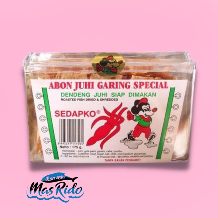 

Abon Juhi Garing Snack Cumi Garing Sedapko Abon Juhi Panggang 175 gr