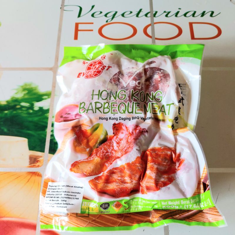 

HONGKONG BARBEQUE MEAT, 500g, ( FROZEN FOOD), HALAL, VEGAN, EVERBEST