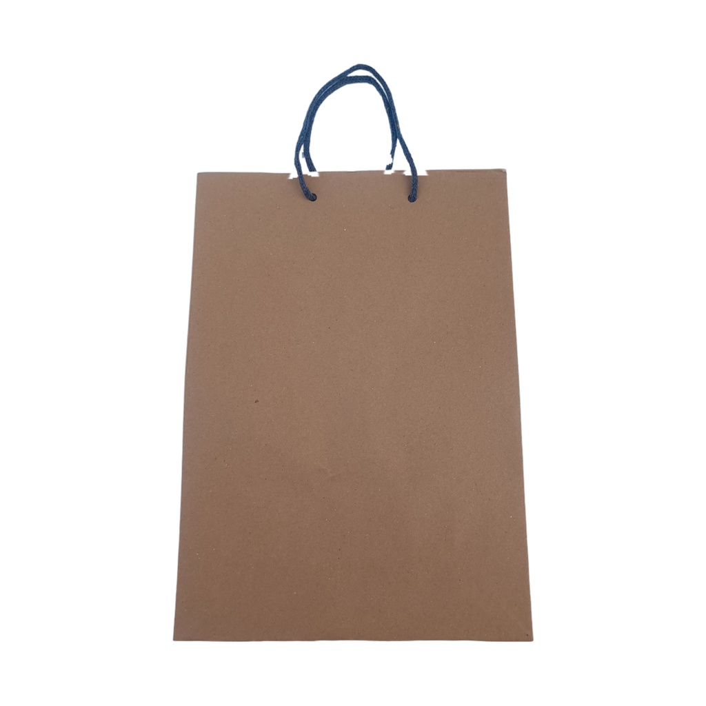 Paper Bag tas packing baju Polos Craft Uk 30x40[ECERAN] GOODIE BAG paperbag jumbo murah  / Tas Kertas kotak nasi uk 18,20,22