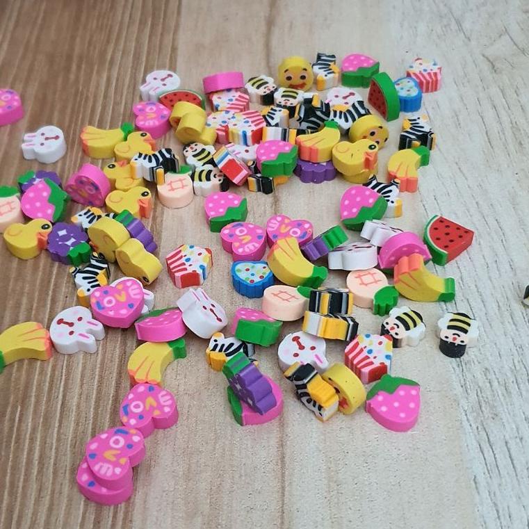 

⇿ [ 100 gram ] PENGHAPUS MINI isi 98 pcs グ