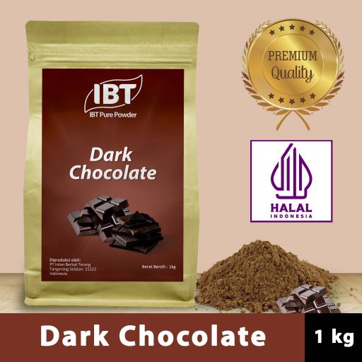 

Bahan Makanan Serbuk Bubuk Kue Dark Chocolate Coklat IBT Pure Powder Murni