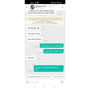 Lemari dapur alumunium acp