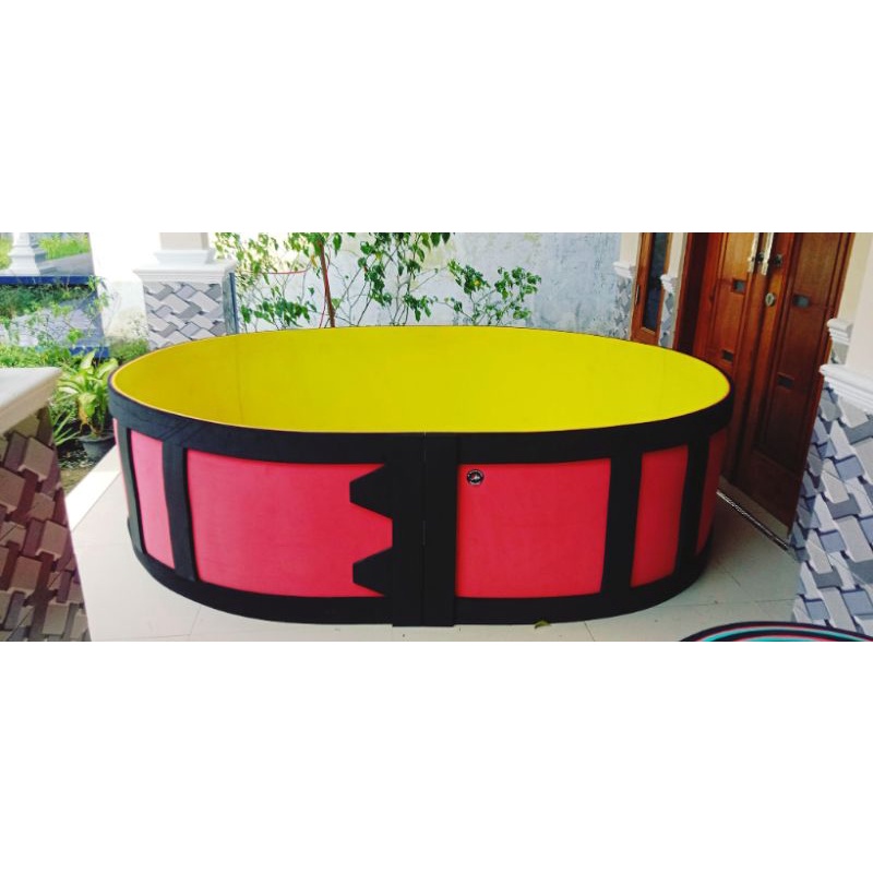 Geber ayam / ring spon arena aduan ayam tebal 3 cm diameter 2.2 meter RAPIH FULL MESIN