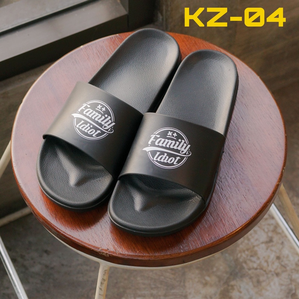 sandal selop Adinova bahan karet Design Simple ( KZ01-KZ08 )