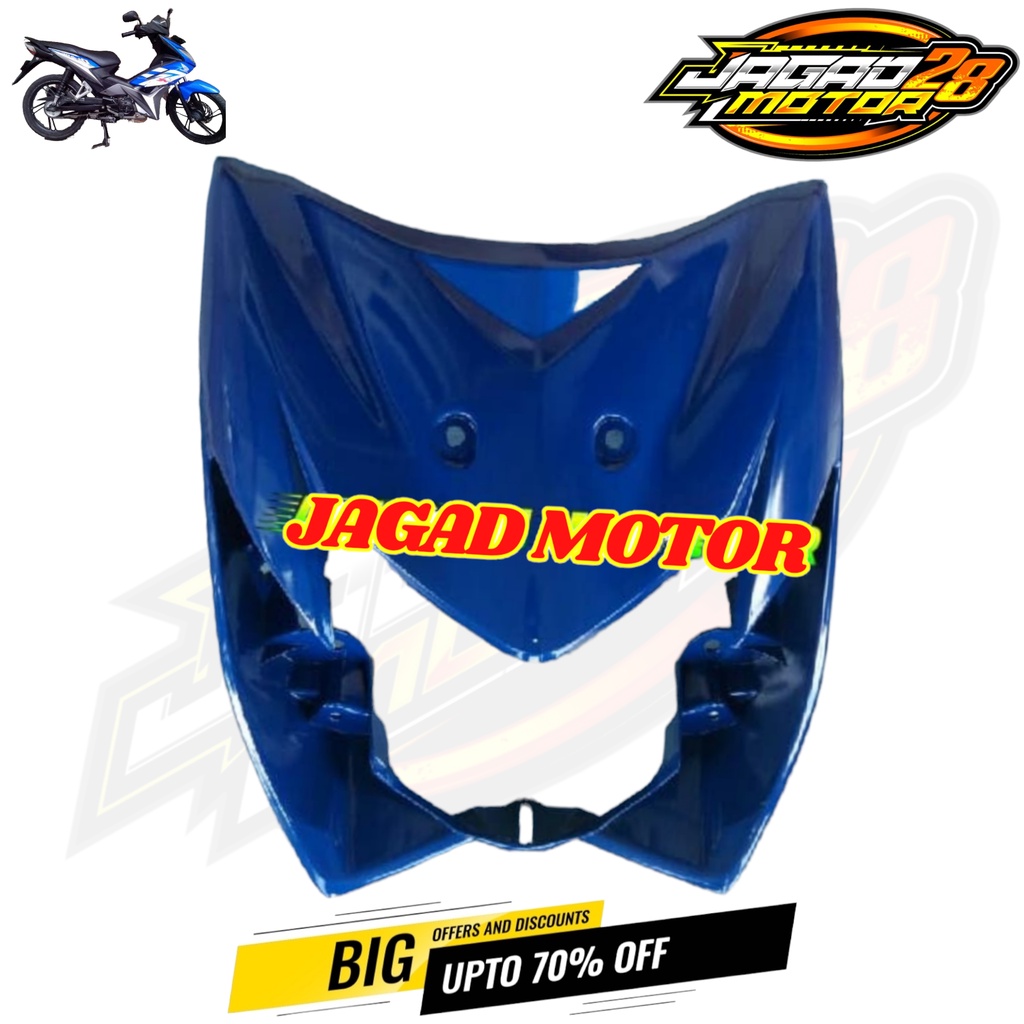 Tameng Depan Honda Blade Lama Old 2008 - 2011 Biru / Dasi Depan Honda Blade Lama Old 2008 - 2011 Biru / Cover Body Depan Honda Blade Lama Old 2008 - 2011 Biru / Tameng Dasi Panel Dada Body Depan Honda Blade Lama Old 2008 - 2011 Biru