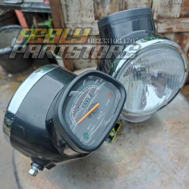 BATOK LAMPU CD 50 90 SET SPEDOMETER REVLEKTOR NEW BARU IMPORT BATOK LAMPU CD / CT IMPORT BATOK LAMPU