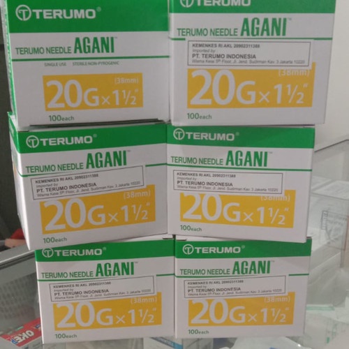Needle Terumo 20G Agani / Jarum Terumo 20G Agani / Jarum Terumo 20G