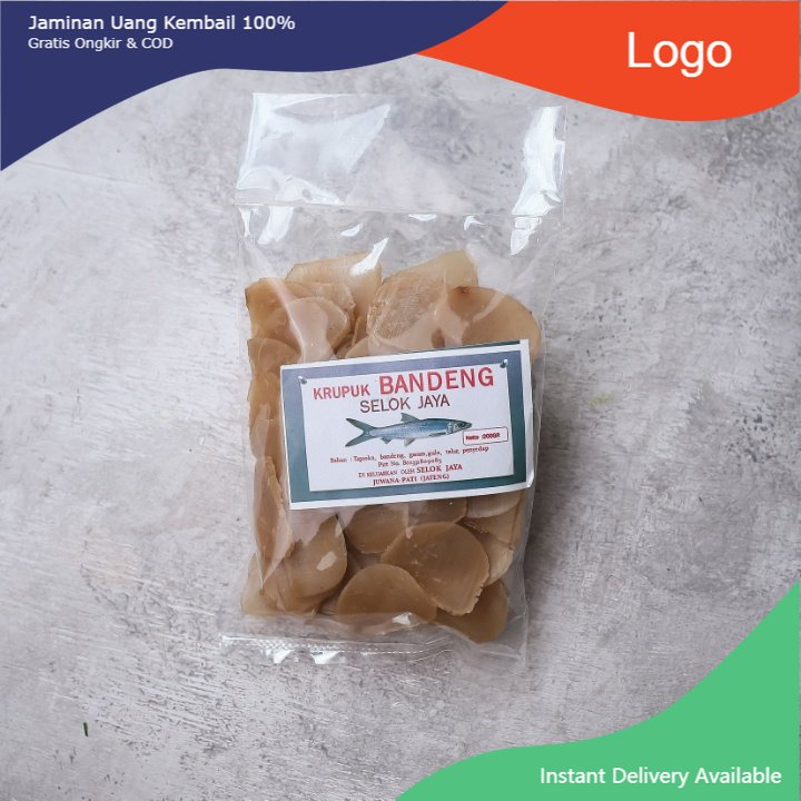 

KRUPUK BANDENG SELOK JAYA 200gr