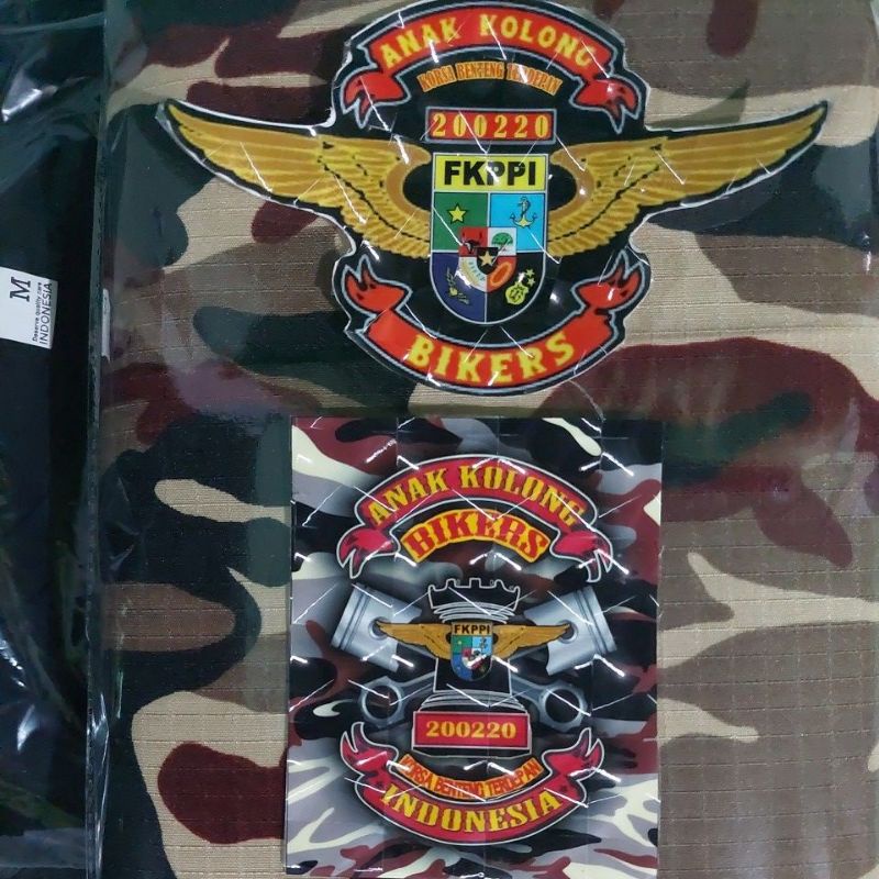 

STICKER BIKERS FKPPI HOLOGRAM 3D