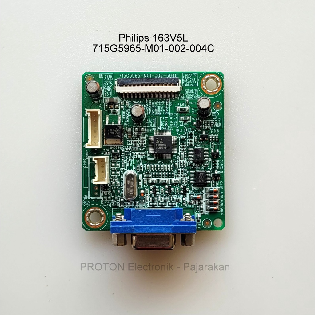Mainboard LCD LED Monitor Philips 163V5L 193V5L 163V5LSB23/70 AOC E1670S E1670Swu Mesin PCB Matherbo