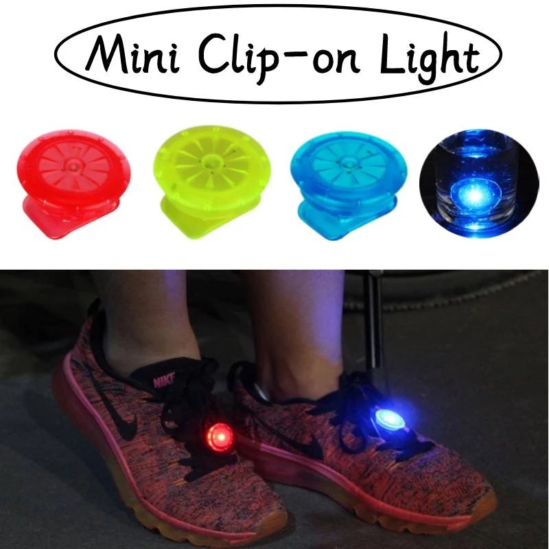 Klip Lampu LED Luminous Multifungsi Anti Air Untuk Sepatu / Pakaian / Topi / Outdoor