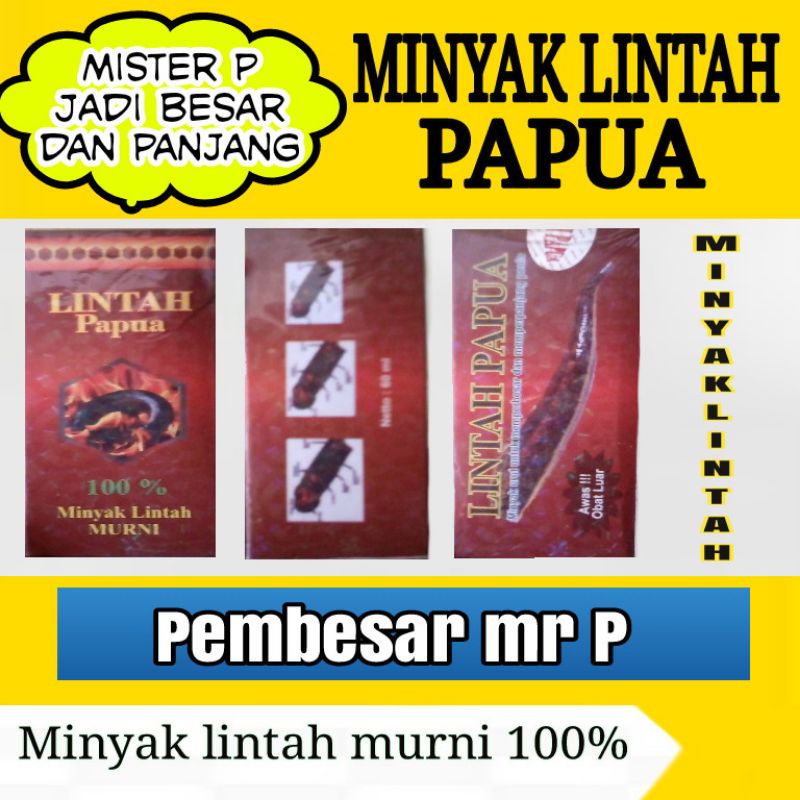 minyak lintah papua asli original
