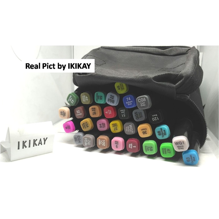 

[COD AKTIF] Spidol warna double Twin Pen Marker Art Drawing 30 warna