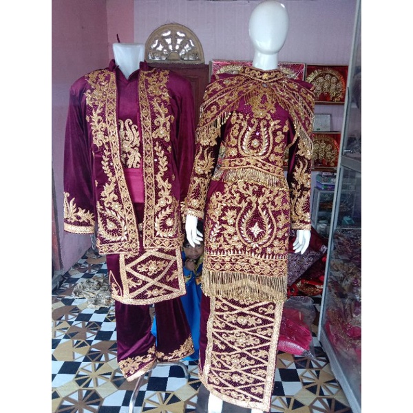 BAJU PENGANTIN ADAT MINANG PADANG MODERN