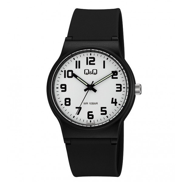 Jam Tangan Pria Sporty Casual Rubber Analog Original Q&amp;Q QnQ QQ VS50 VS50J Series