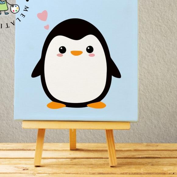 

DIY PAINT BY NUMBER KANVAS 20X20 - pinguin