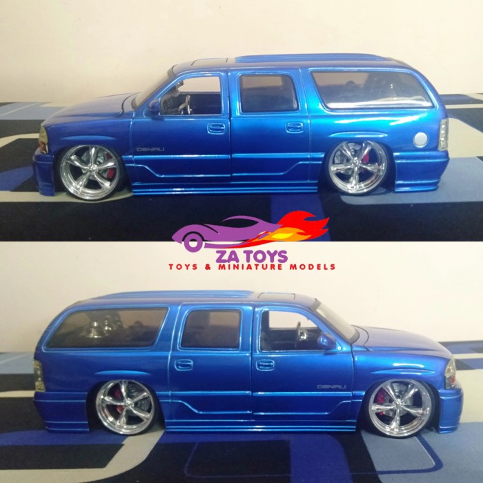 Diecast Jada Toys GMC Yukon Denali XL Biru Loose Skala 1:24 NUSEL