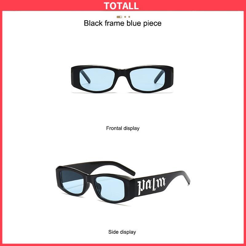 COD Kacamata Hitam Anti Radiasi Sunglass Retro Punk Hip-hop Gaya Untuk Wanita/Pria-Totall