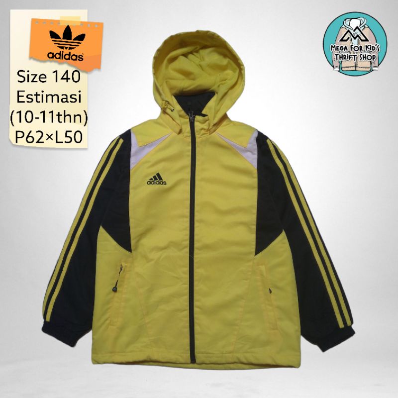 Jaket Anak/Kids Jacket ADIDAS (ADITVTWK03) Fit Adult Yellow Puffer Second Branded Original