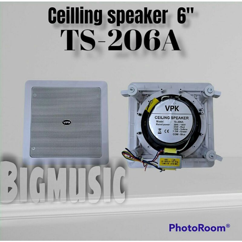 Speaker Ceiling VPK TS 206A Original 6 inch Speaker Plafon TS 206 A