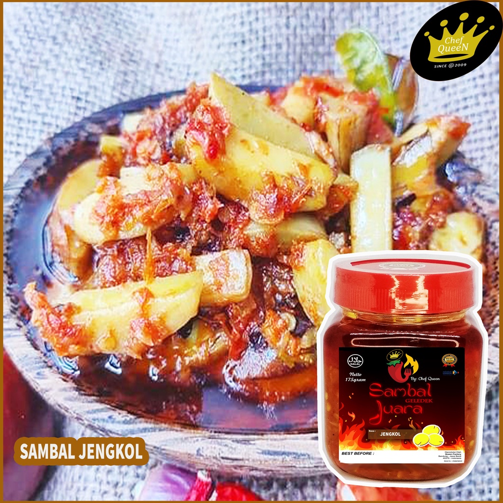 

EAT Sambal JENGKOL Chef Queen TERMURAH Sambel Baby Cumi / Sambal Pete / Sambal Jengkol / Sambel Asin Jambal / Sambal Teri Medan / Sambel Ayam Suir / Sambal Cabe Hijau Teri / Sambal Cakalang Tongkol / Sambal Paru Sapi / Sambal Bawang Pedas