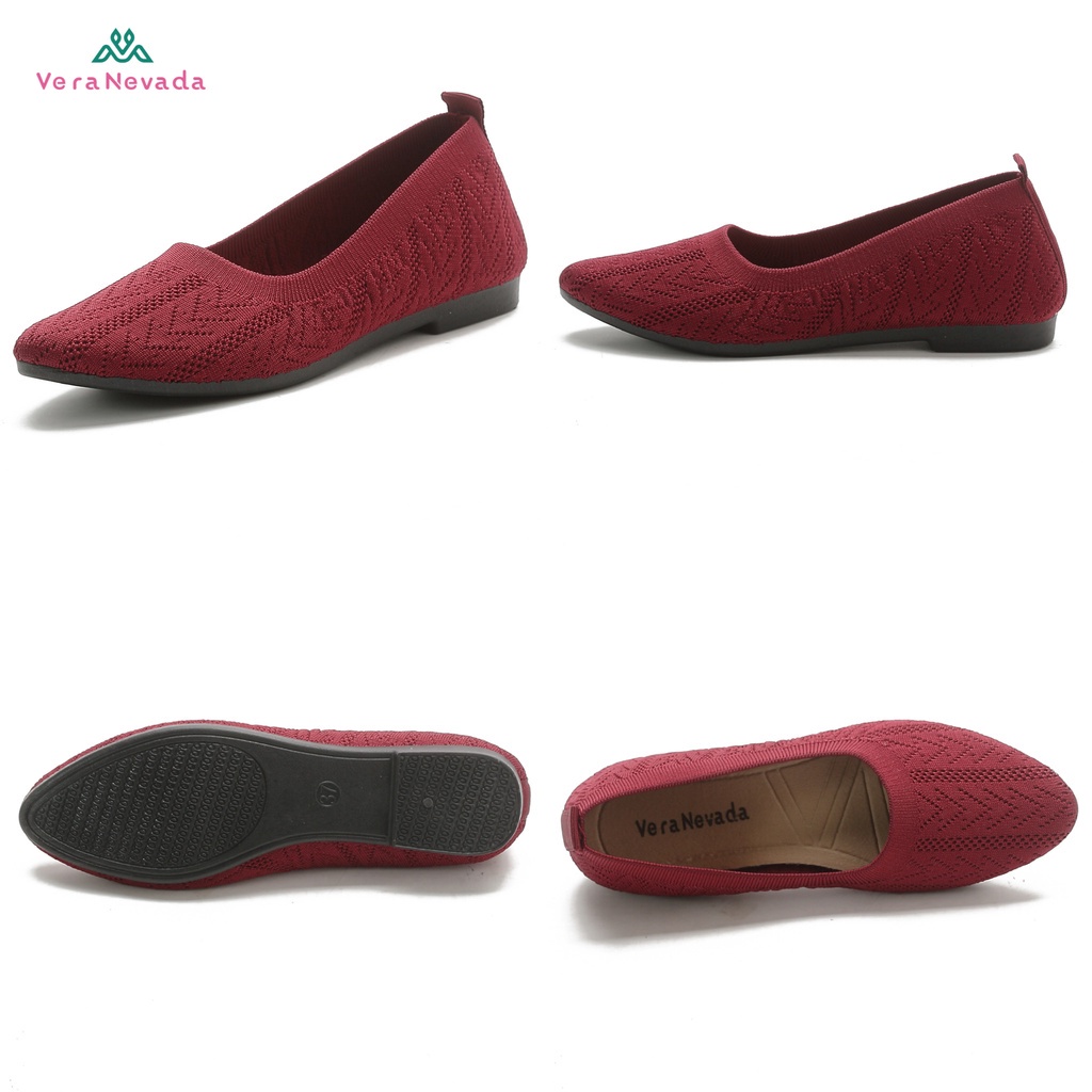 Ivony Seivona - A06 Vera Nevada Sepatu Flat Slip On Wanita Shoes