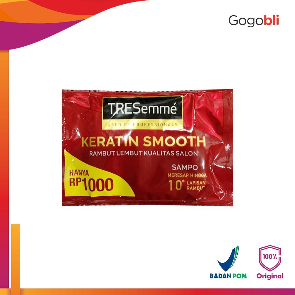 Tresemme Shampoo Sachet Keratin Smooth 10ml