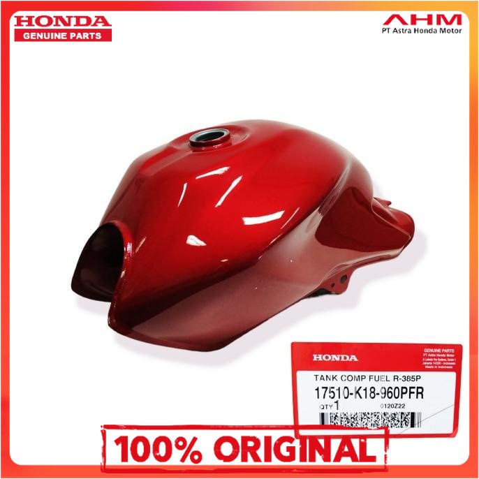 *Ori Ahm  TANK COMP FUEL R-385P MERAH HATI HONDA CB VERZA 150 17510-K18-960PFR  17510K18960PFR  Terj