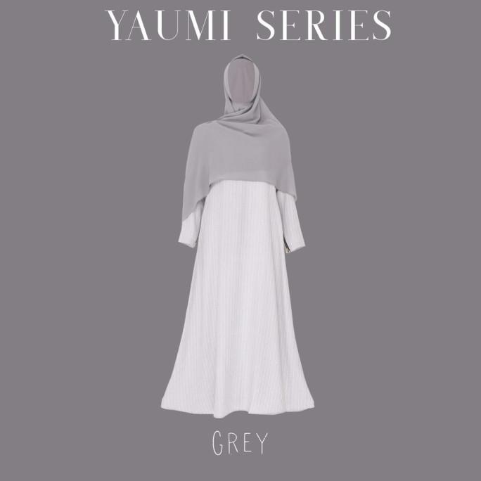 TERLARIS [SET] Yaumi Stripes by Katya Glynn /DRESS MUSLIM KEKINIAN/GAMIS TERBARU/GAMIS HITAM/GAMIS B