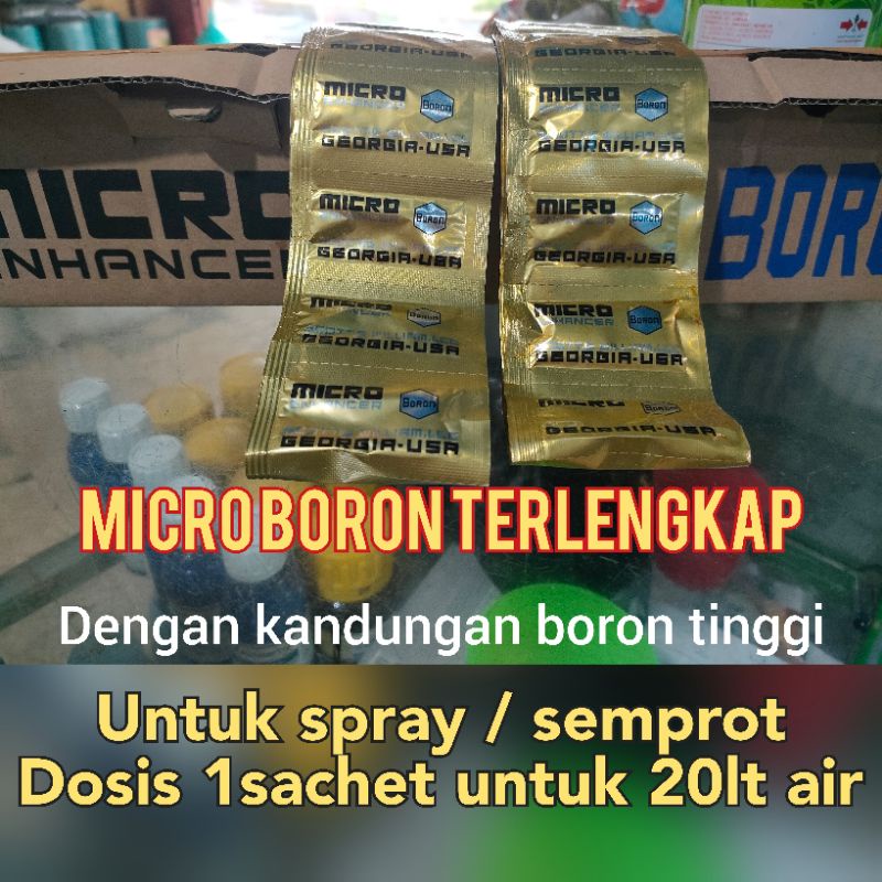 BORON MICRO Enhancer pupuk Boron super lengkap untuk semprot