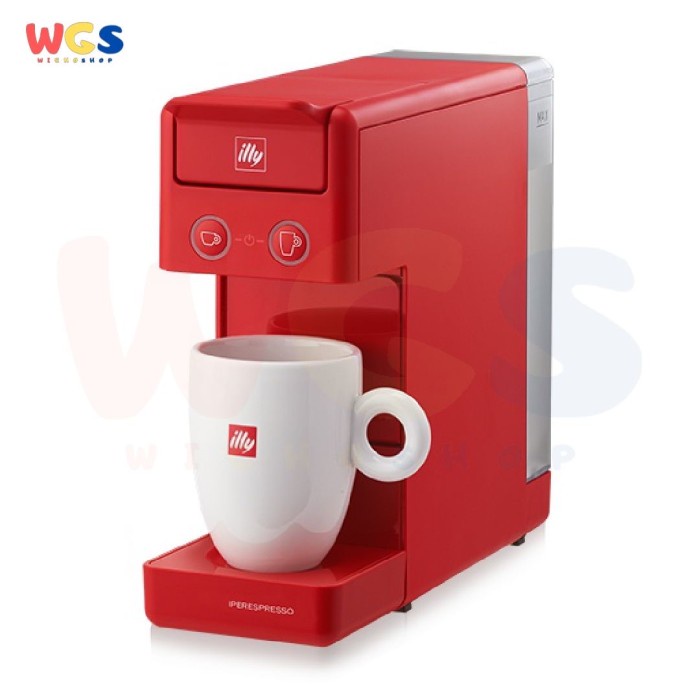 Illy Y3.3 Espresso &amp; Coffee Machine iperEspresso Capsules - Red