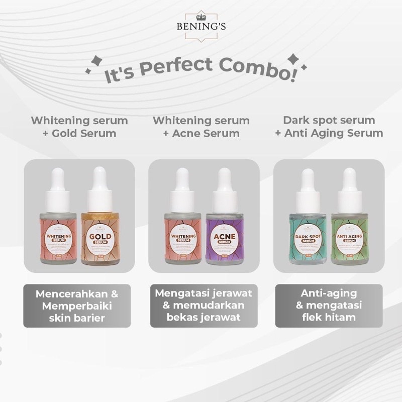 Serum Benings skincare Dr oky