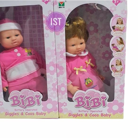 Mainan Boneka Bibi Mimik Muka Giggles Coos Baby - CEWEK
