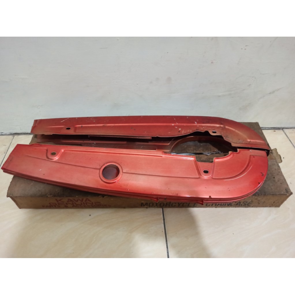 honda gl100 gl125 tutup rantai rante cover nos