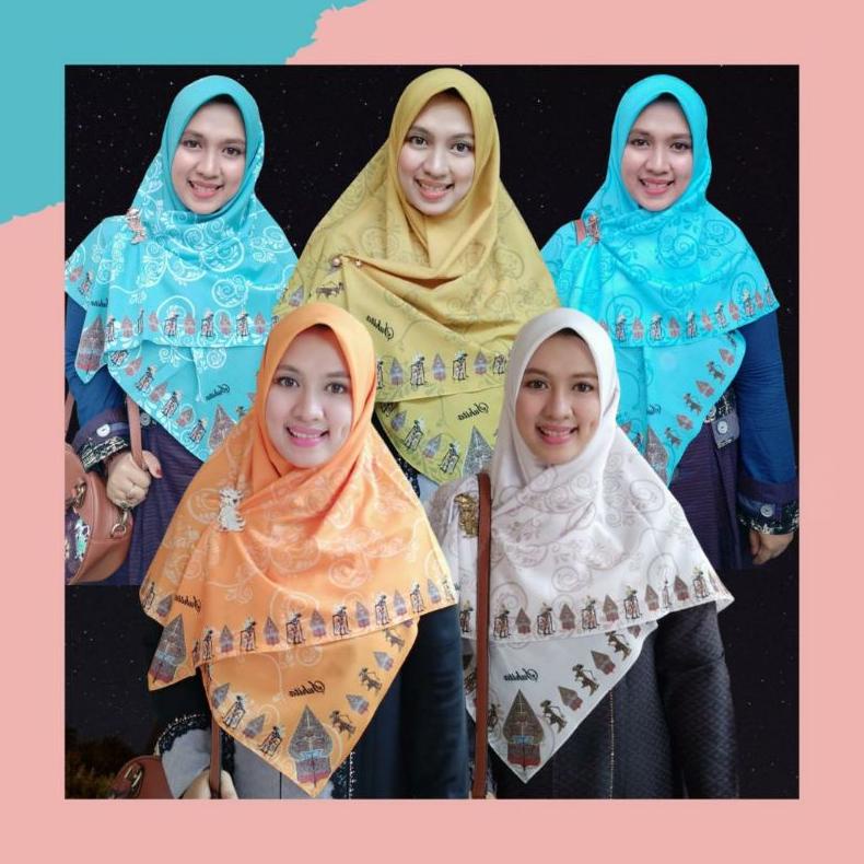 PRODUK- PART 6 || JILBAB WAYANG SEGIEMPAT SUHITA BY KHILMA ANIS || JILBAB JAWA GAMELAN UNIK CANTIK J