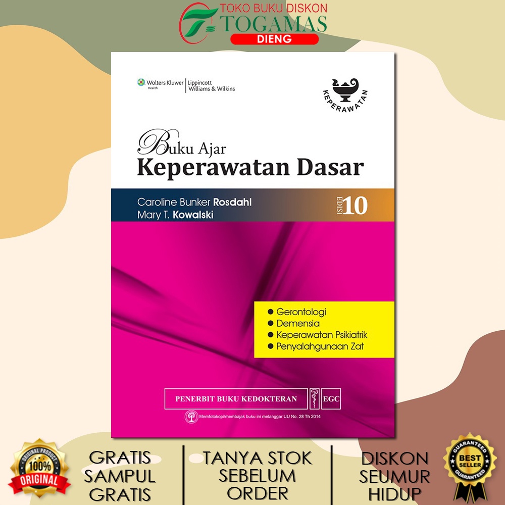 Jual Buku Ajar Keperawatan Dasar Gerontologi Ed Karya Caroline