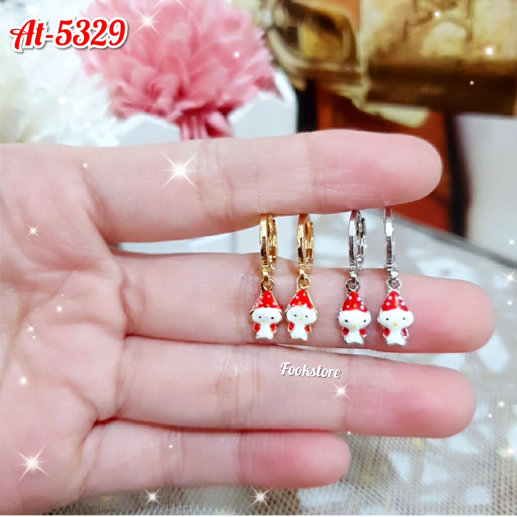ANTING ANAK CLIP SILVER/GOLD ANTI ALERGI/COD