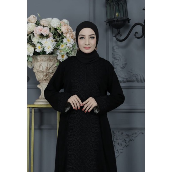 MUZA ABAYA HITAM ABAYA SYARI DUBAI 75 (BUSUI)