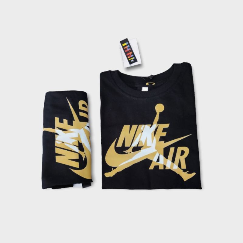 baju anak anak kaos anak nike air jordan jump mand gold katun combed 24s super soft handfield.