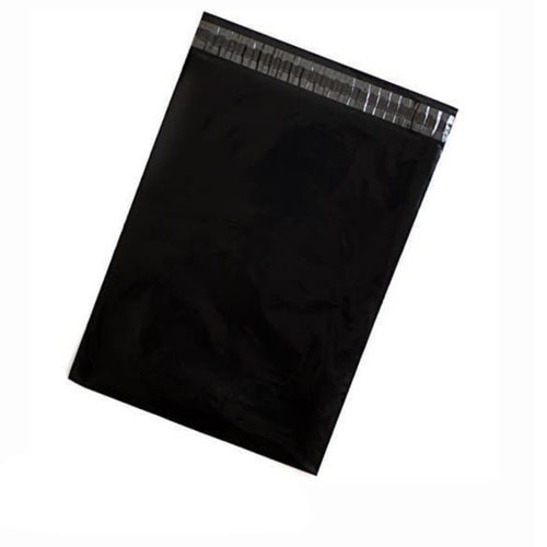 Plastik Polymailer 17 x 35 cm  Hitam HD Matte  Kantong Plastik Packing Olshop Isi 100 pcs Lem Kuat Anti Sobek Termurah